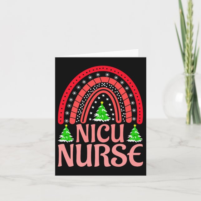 Carte Nicu Nurse Christmas Crew Nurselife Nursing Xmas P (Devant)