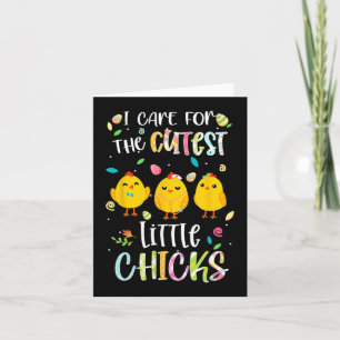 Carte Nicu Nurse Easter Team Minuscules Humains Coupe Ch