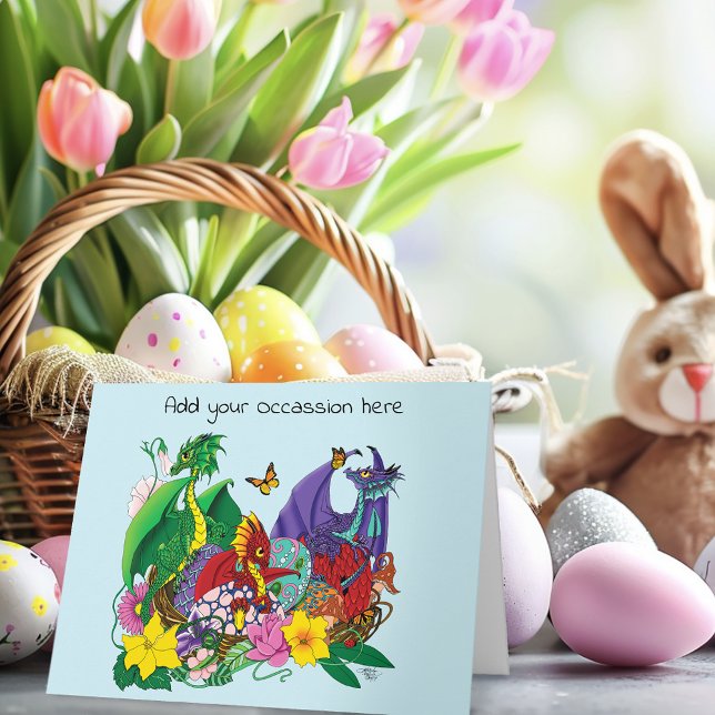 Carte Nid de dragon bébé Fantaisie (Créateur téléchargé)