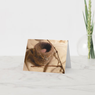 Carte Nid II de Felted