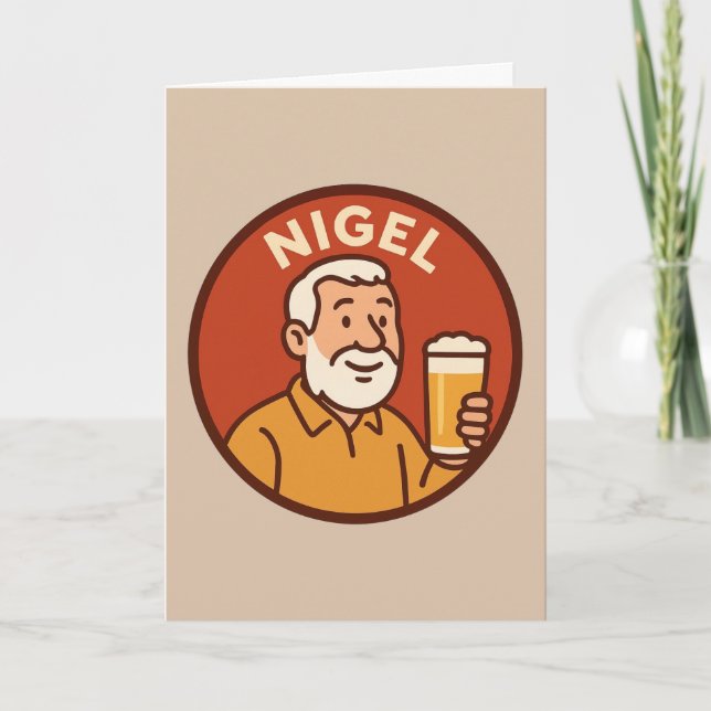 Carte Nigel Greetings Card (Devant)