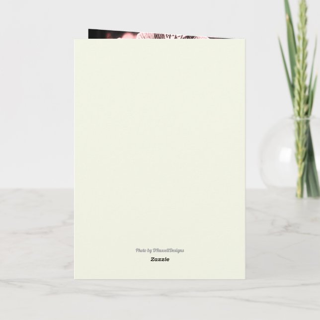 Carte "Night Orchids" Folded Greeting Card (Dos)