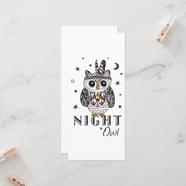Carte Night Owl (Devant/Arrière en situation)