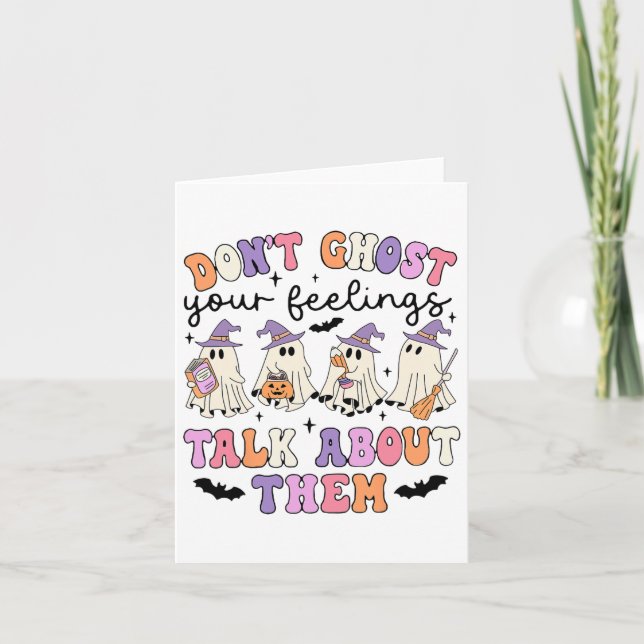 Carte N'ignorez pas vos sentiments, parlez-en Conseiller (Devant)