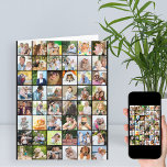 Carte N'Importe Quel Âge Collage Photo 49 Photo Grande C<br><div class="desc">Grande carte d'anniversaire modèle photo qui contient jusqu'à 49 photos différentes et vous pouvez également personnaliser le message à l'intérieur Le modèle photo est prêt pour vous d'ajouter vos images travaillant de gauche à droite dans les lignes de haut en bas, qui sont affichées au format carré. Enfin, vous pouvez...</div>