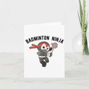 Carte Ninja Badminton , Birdie Sport Tee Vêtements_1 