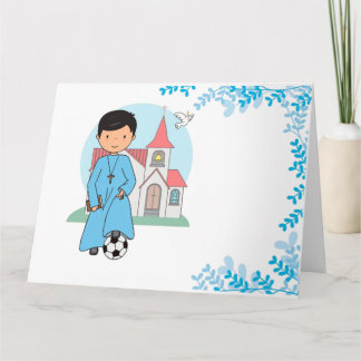 Carte Niño Primera Comunión Fútbol