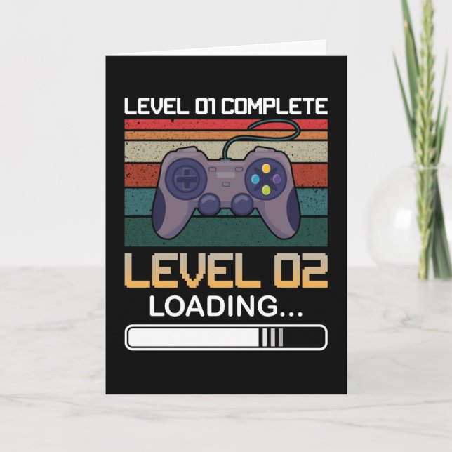 Carte Niveau 01 Niveau complet 02 | Jeu vidéo d'annivers (Devant)