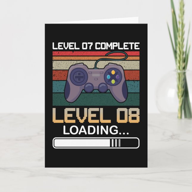 Carte Niveau 07 Niveau complet 08 | Jeu vidéo d'annivers (Devant)