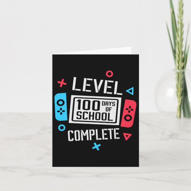 Carte Niveau 100 Jours De L'École Vidéos Complètes Jeu S (Devant)