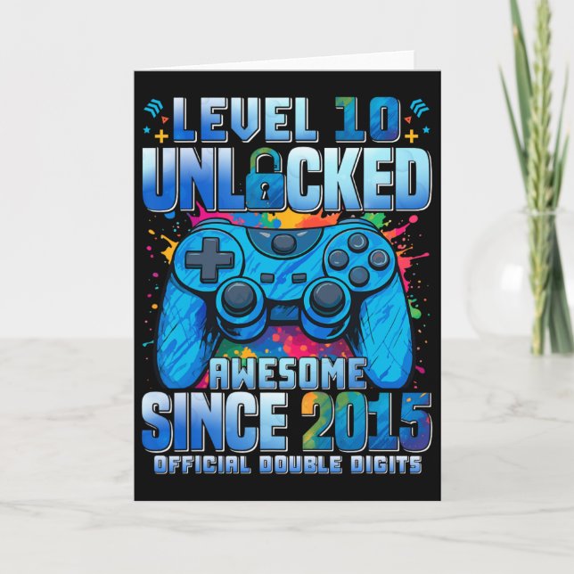 Carte Niveau 10 déverrouillé stupéfiant depuis 2015 10e  (Devant)