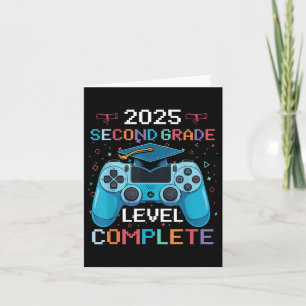 Carte Niveau 2e année Complet Vidéo Gamer Boy Graduatiat