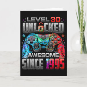 Carte Niveau 30 débloqué Incroyable Depuis 1995 30e Anni