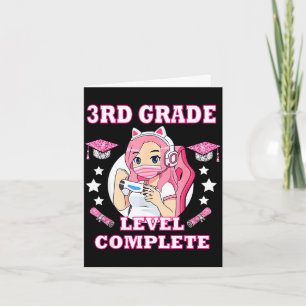 Carte niveau 3e année diplômé de jeu drôle