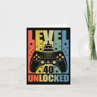 Niveau 40 Jeu vidéo déverrouillé Jeu 40e Anniversa