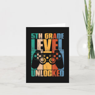 Carte Niveau 5e Année Déverrouillé Retour À L'École Jeu