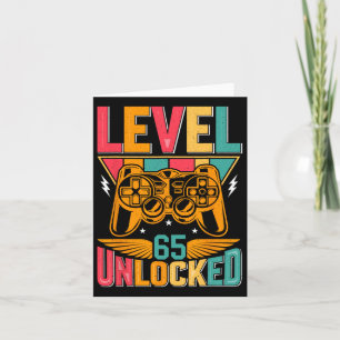 Carte Niveau 65 Jeu vidéo déverrouillé Jeu 65e Anniversa