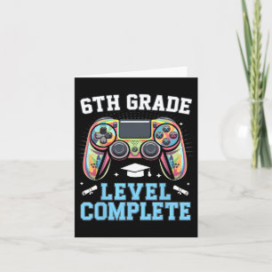 Carte Niveau 6e année Complet Dernier jour de l'école Ga