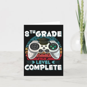 Carte Niveau 8e année Gamer complet 8e année Graduation