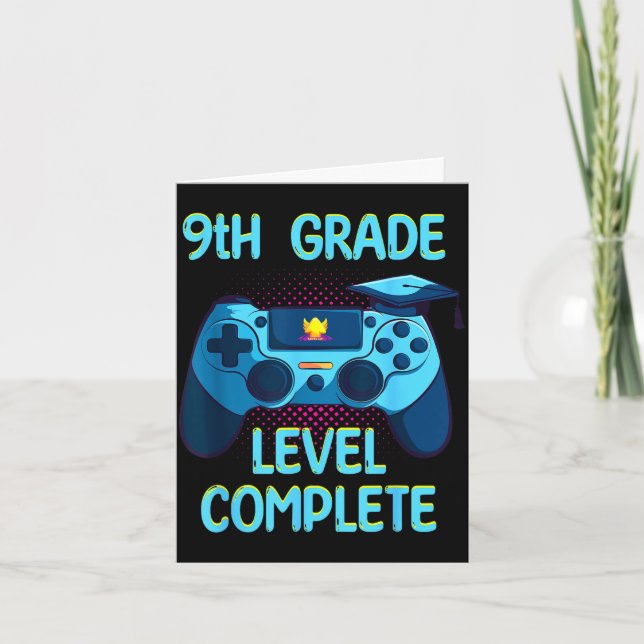 Carte niveau 9e année complété dernier jour d'école drôl (Devant)