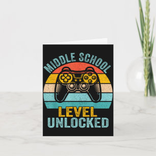 Carte Niveau collège débloqué jeu vidéo rétro dos