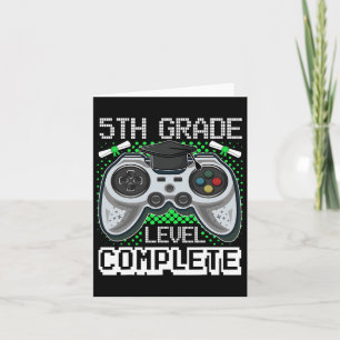 Carte Niveau de grade Gamer complet 5e grade Gi