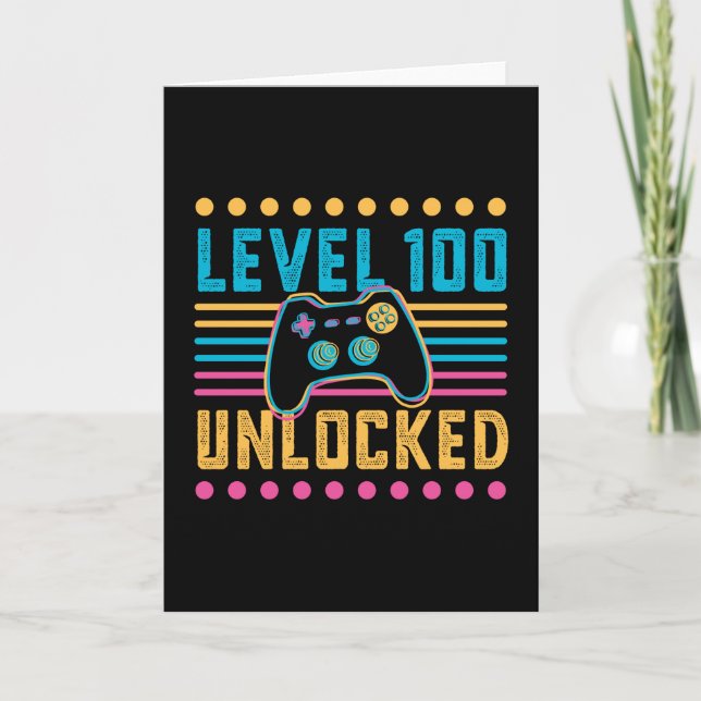 Carte Niveau de jeu 100 déverrouillé 100e anniversaire c (Devant)