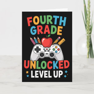 Carte Niveau deuxième année débloqué Funny Gamer Boys Ck