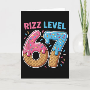 Carte Niveau Rizz 67 Alpha Argot Gen 67e Numéro Glace Cr