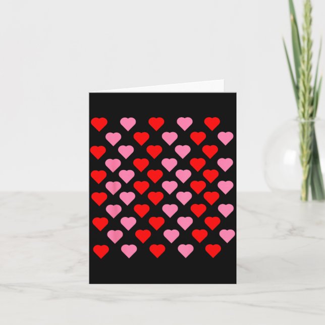 Carte Nk And Red Hearts Lovers Funny Valentine’s Day Hum (Devant)