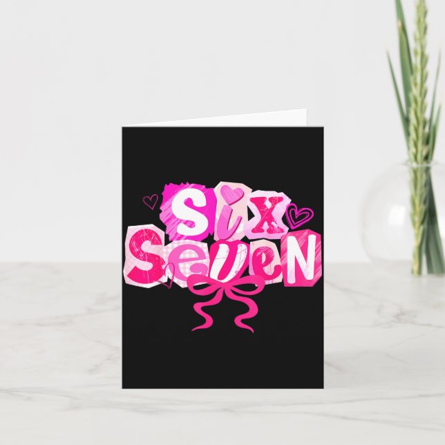 Carte Nk Coquette Saint-Valentin Six Sept Arc 6 7 Mème F (Devant)