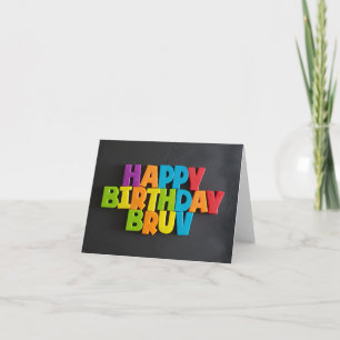 Carte No : 198 HAPPY BANTHDAY BRUV card from TFDG