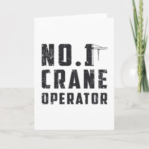 Carte No. 1 Crane Operator Workers Construction Site