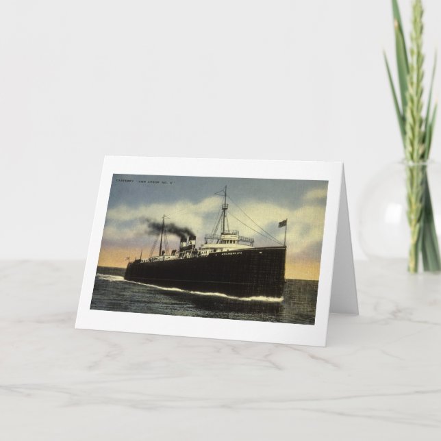 Carte No. 6 de car-ferry d'Ann Arbor - Arthur K. (Devant)