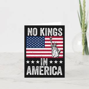 Carte No Kings In America Flag Protest Save Democracy 9