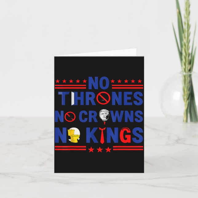 Carte No Thrones No Crowns No Kings  (Devant)