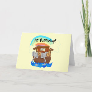 Carte Noah's Ark 1er Anniversaire Tshirts et cadeaux