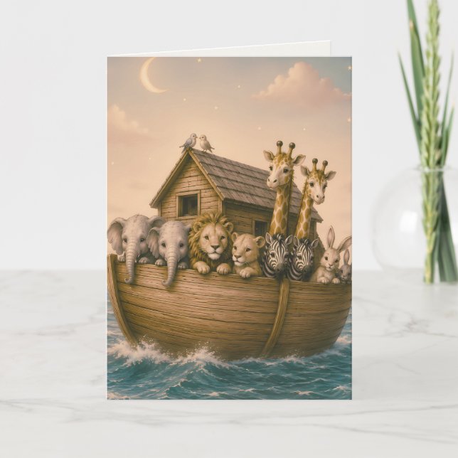 Carte Noah's Ark Crèche Islamique  (Devant)