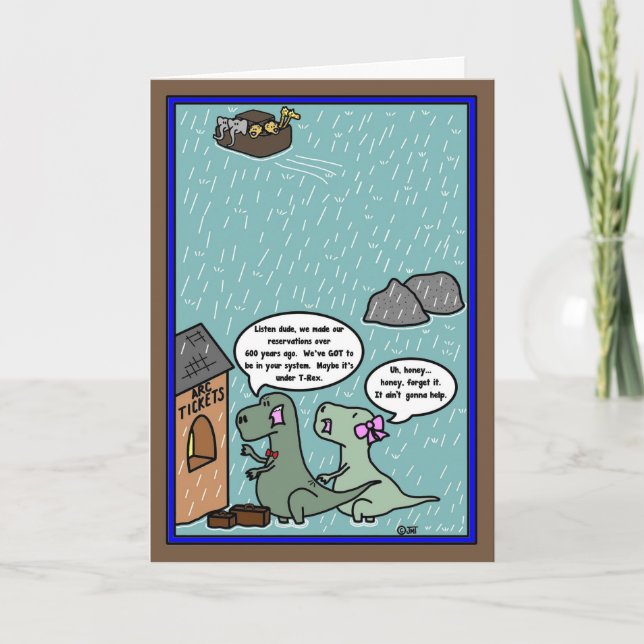 Carte Noah's Ark - Les dinosaures sont en retard pour le (Devant)