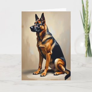 Carte Noble Chien Douce Fête des Pères