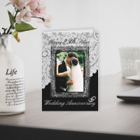 Noces de mariage Argent 25e Élégant