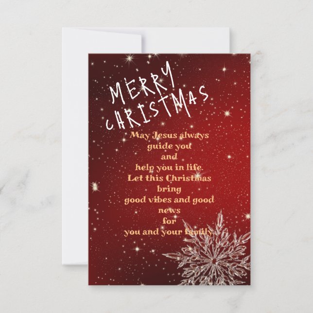 Carte Noël (Devant)