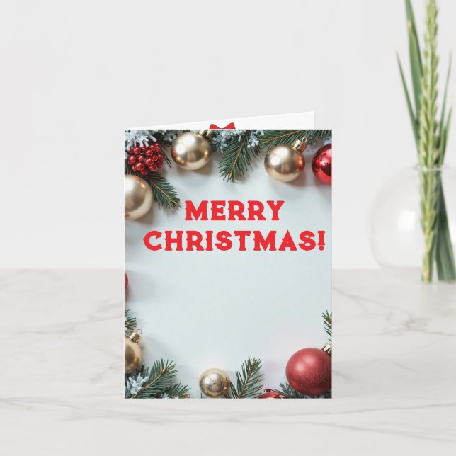 Carte Noël (Devant)