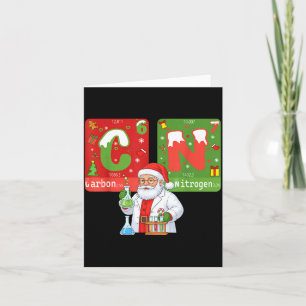 Carte Noël 67 Mème Science Chimie Humour Périodique
