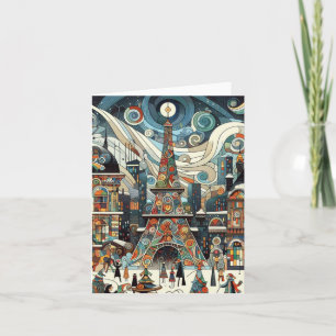 Carte Noël à Paris