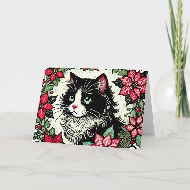 Carte Noël à Tuxedo (Devant)