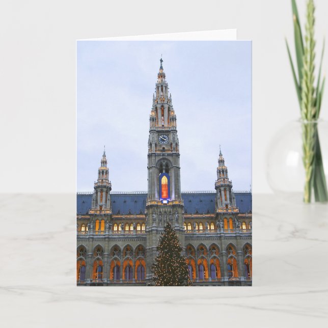 Carte Noël à Vienne (Devant)