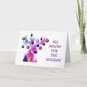 CARTE NOËL ADULTE "TOUT UN FEU POUR LES NOËL"