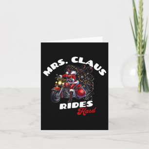 Carte Noël afro-américain Mme Claus X-mas