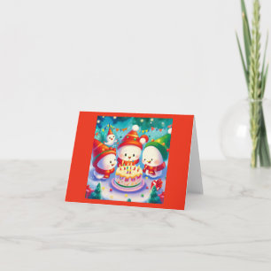 Carte Noël Anniversaire 6